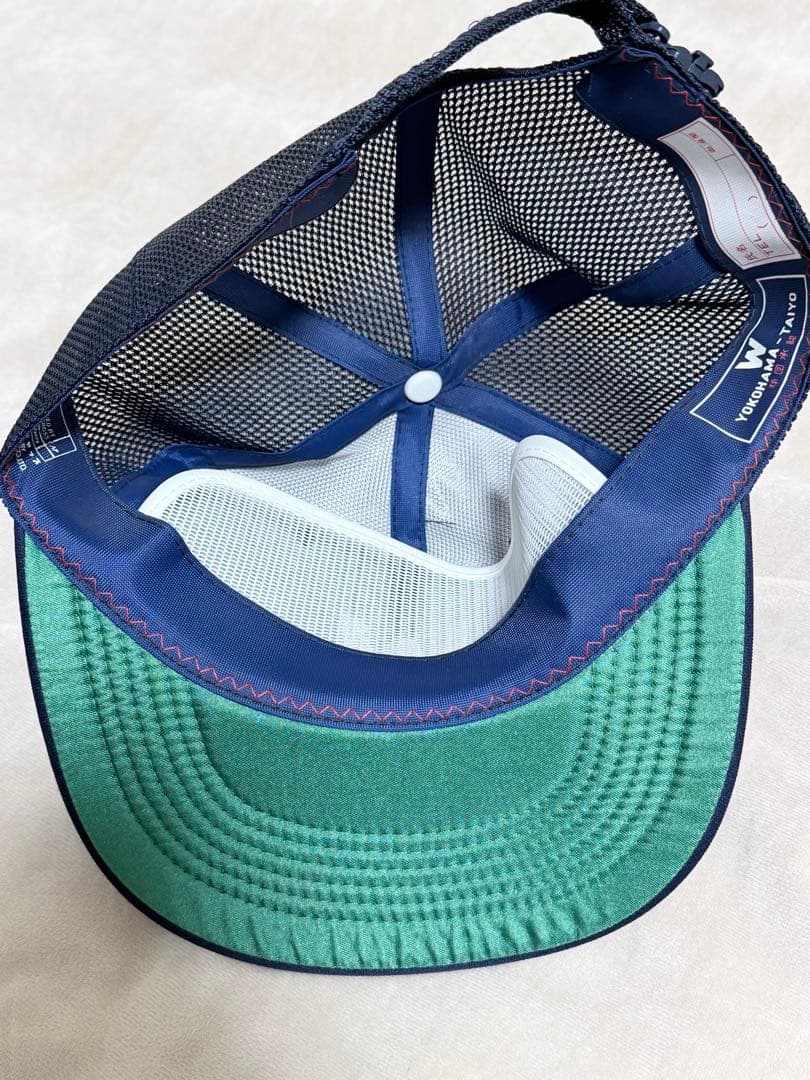 超希少 美品 大洋ホエールズ メッシュキャップ デッドストック