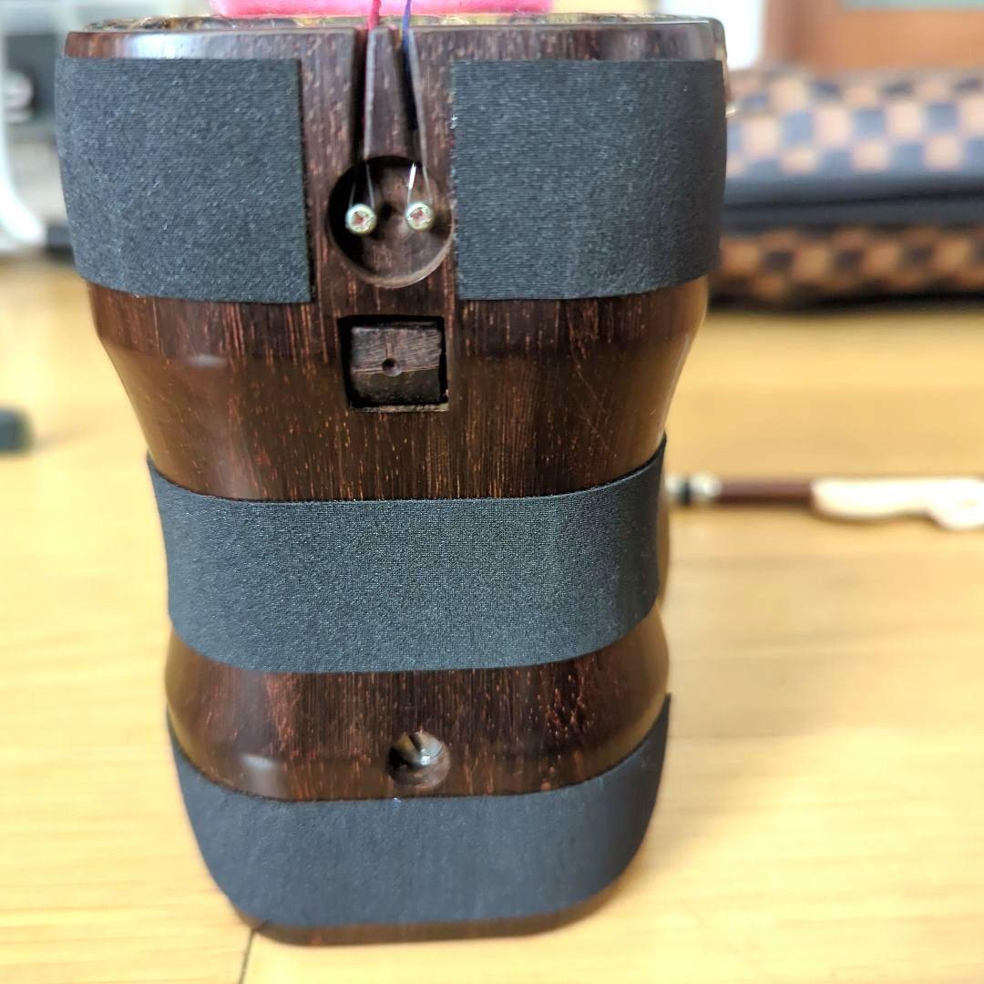 胡涵柔製作 未使用 最上級明清老紅木 回紋頭二胡7