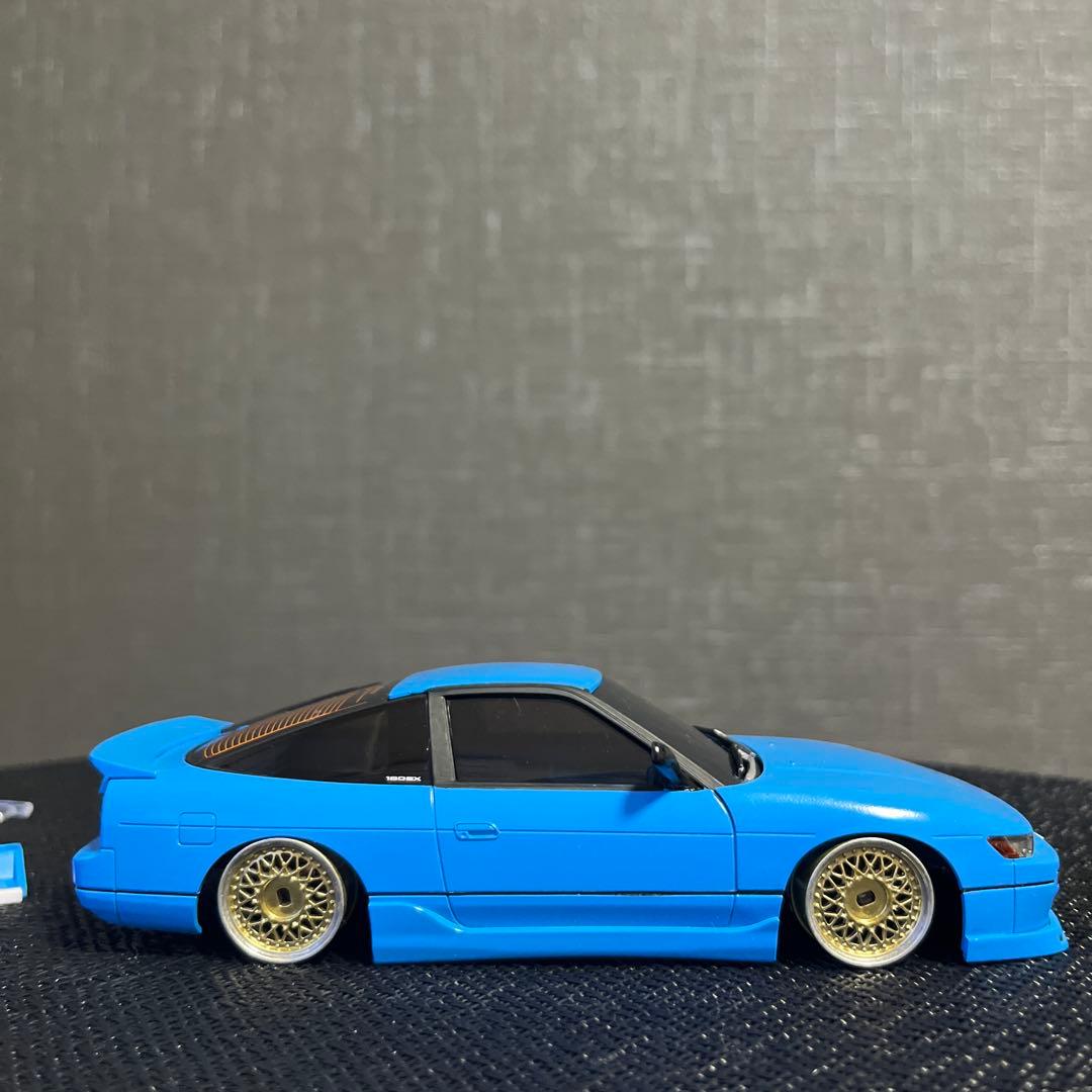 ミニッツシルエイティ　ライトブルー　　　フルエアロ　Rグリル　角目