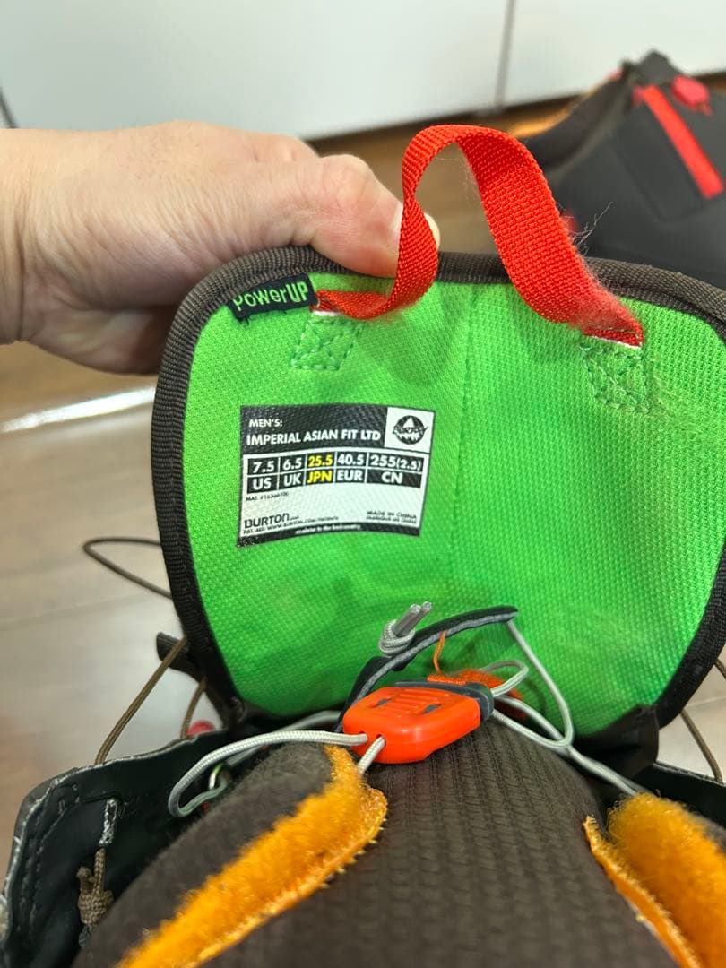 BURTON IMPERIAL スノーボードブーツ ブラック/オレンジ