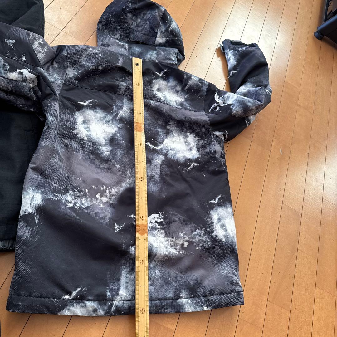 ARBN スノーボードウェアセット 160cm黒と白の雲模様