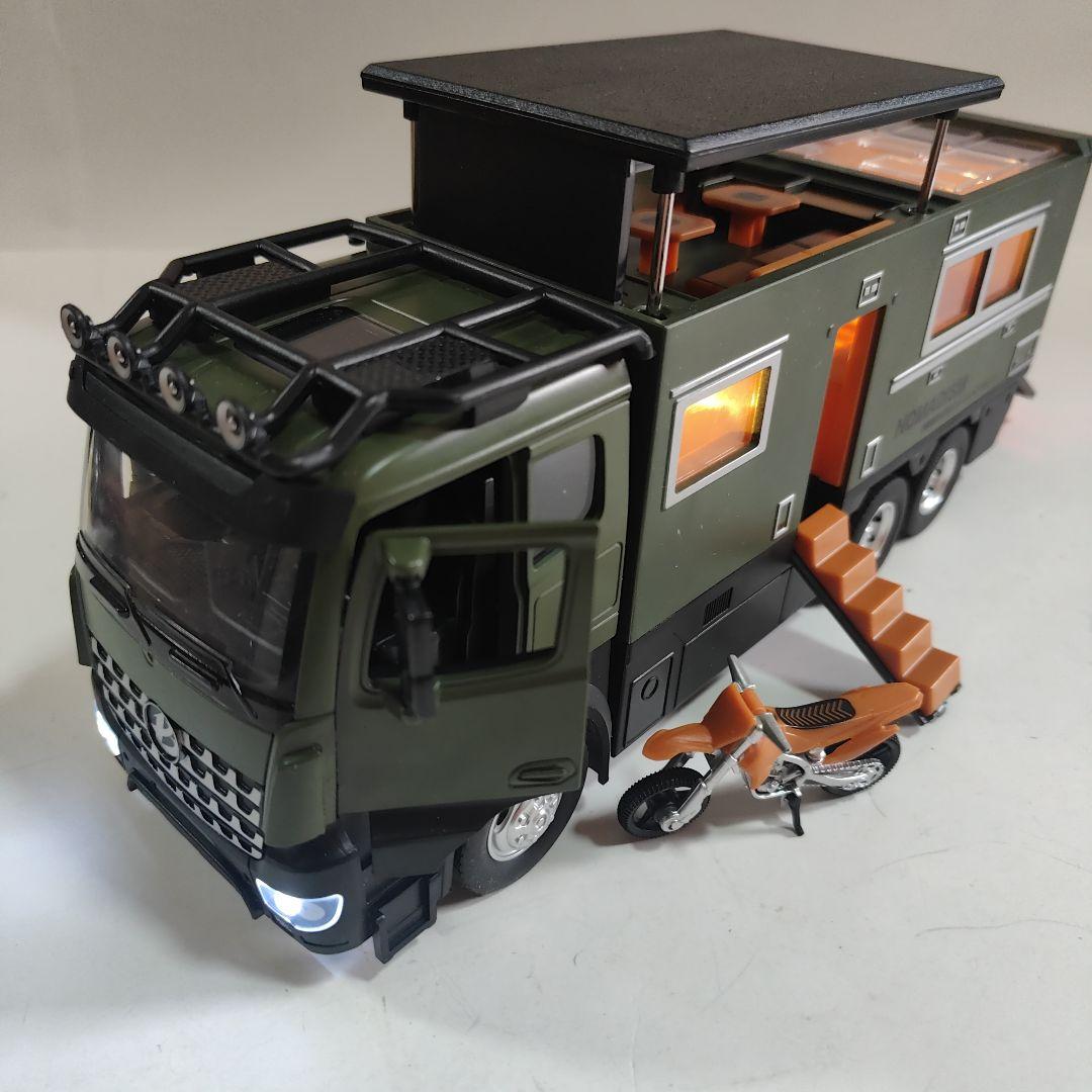 絶対希少 1/18 大型メルセデスベンツ トラック型キャンピングカー