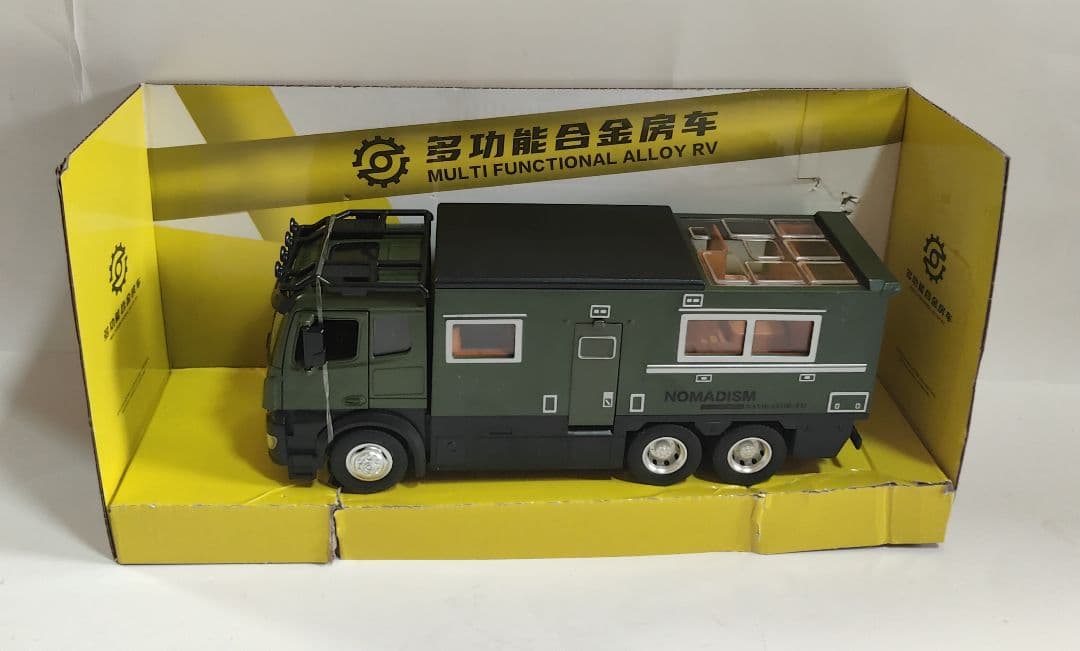 絶対希少 1/18 大型メルセデスベンツ トラック型キャンピングカー