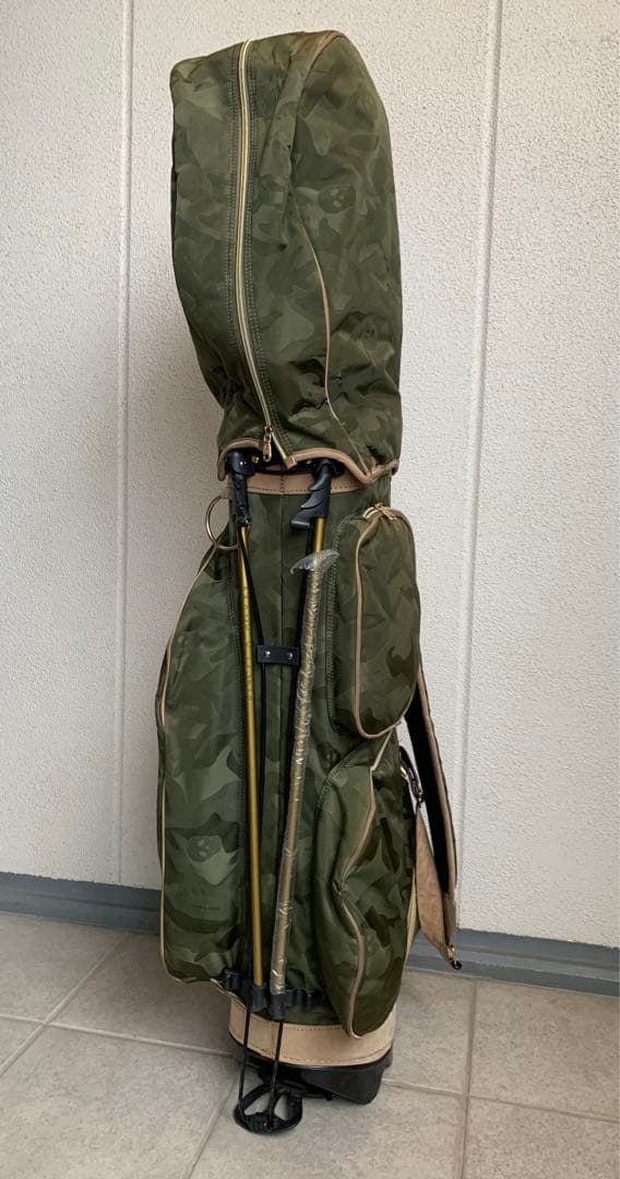 MARK&LONA スカル　カモプラージュ　キャディバッグ　スタンドバッグ
