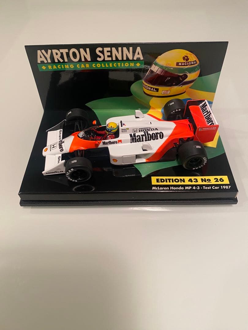 1/43 マクラーレン ホンダ MP4/3 アイルトンセナ　マルボロ仕様