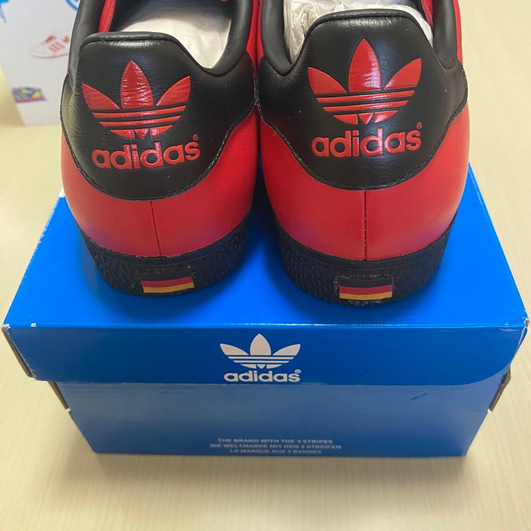 adidas atsuto 赤 レザー スニーカー 内田篤人