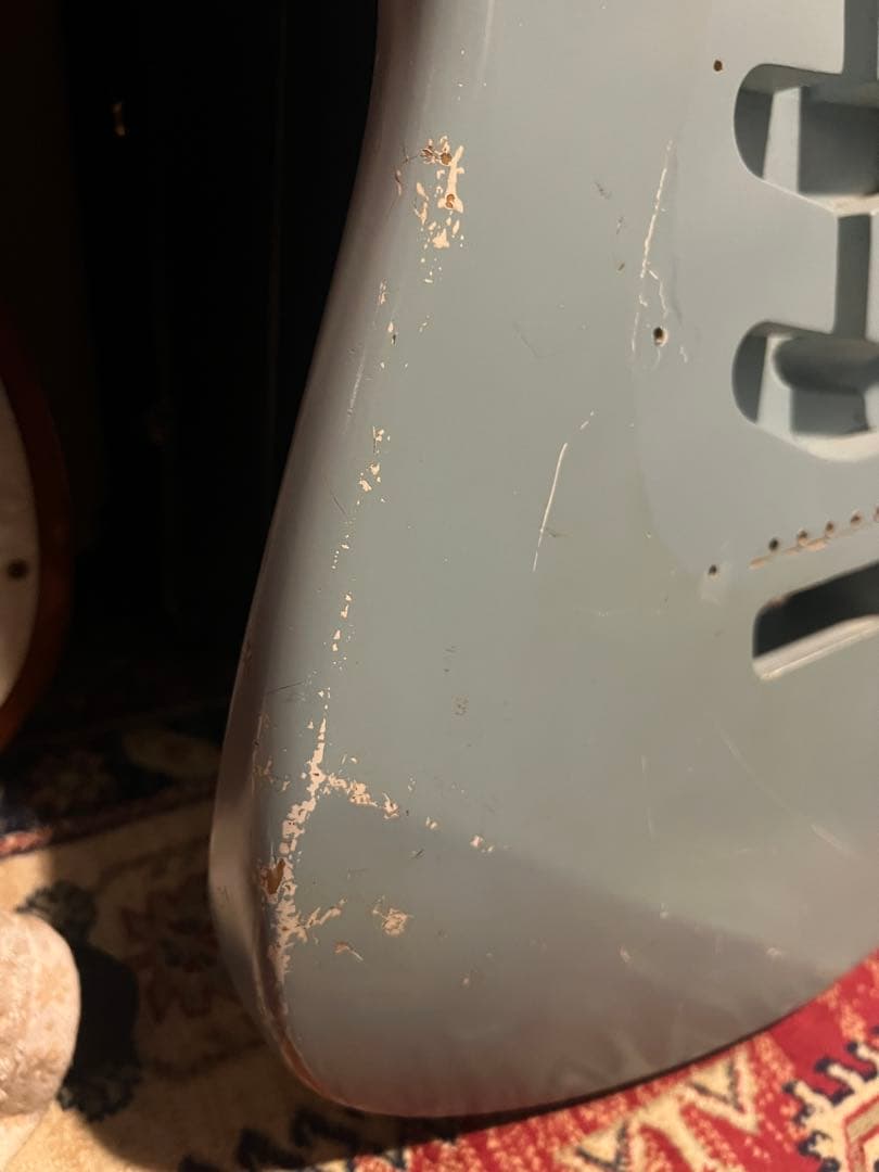 MJT ストラト用ボディ　ソニックブルー　レリック　ギター