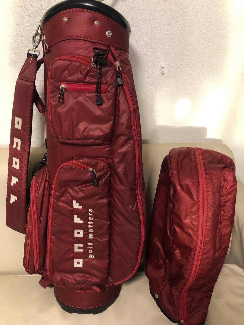 【送料込み】廃盤　激レア限定品　オノフ　ONOFF キャディバッグ　ゴルフバッグ