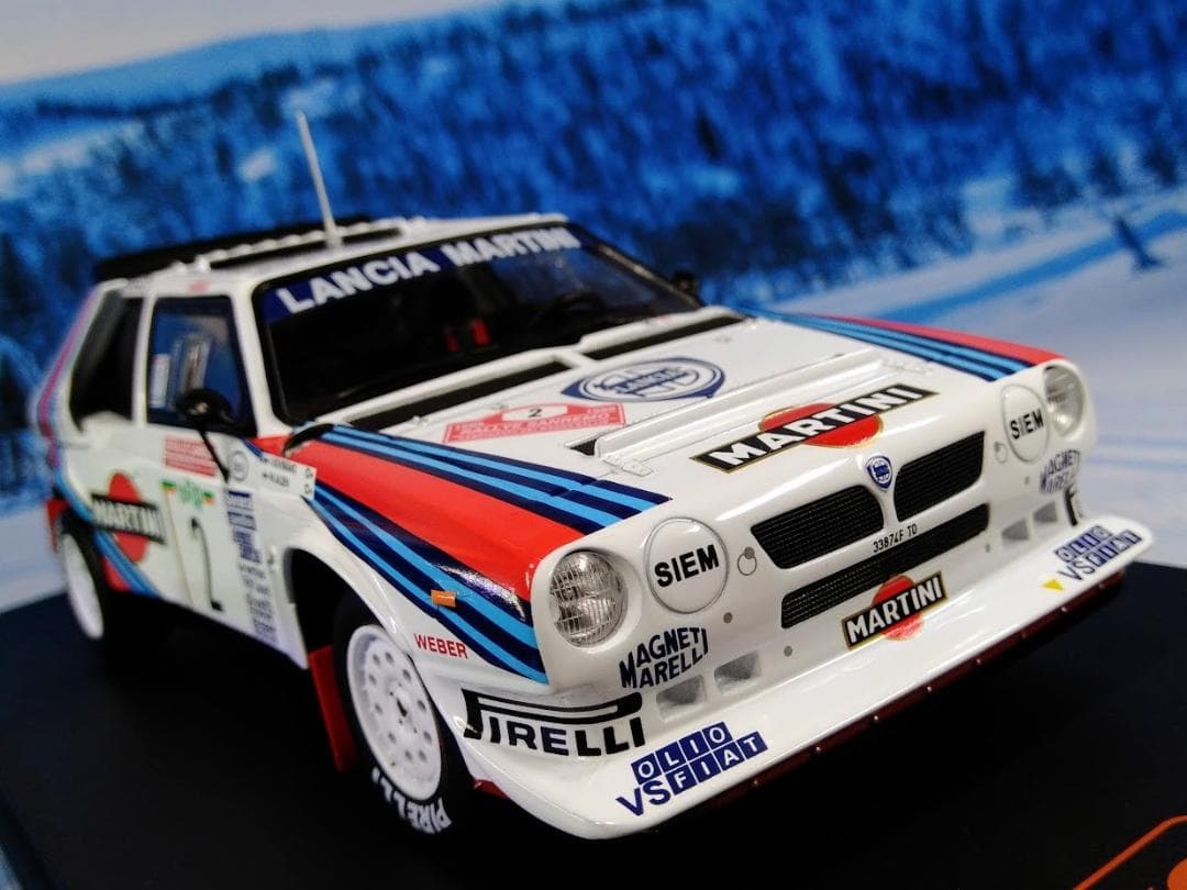 1/24 イクソ　ランチア デルタ S4　ラリー サンレモ 1985