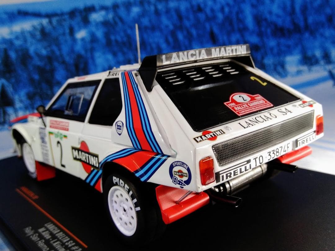 1/24 イクソ　ランチア デルタ S4　ラリー サンレモ 1985