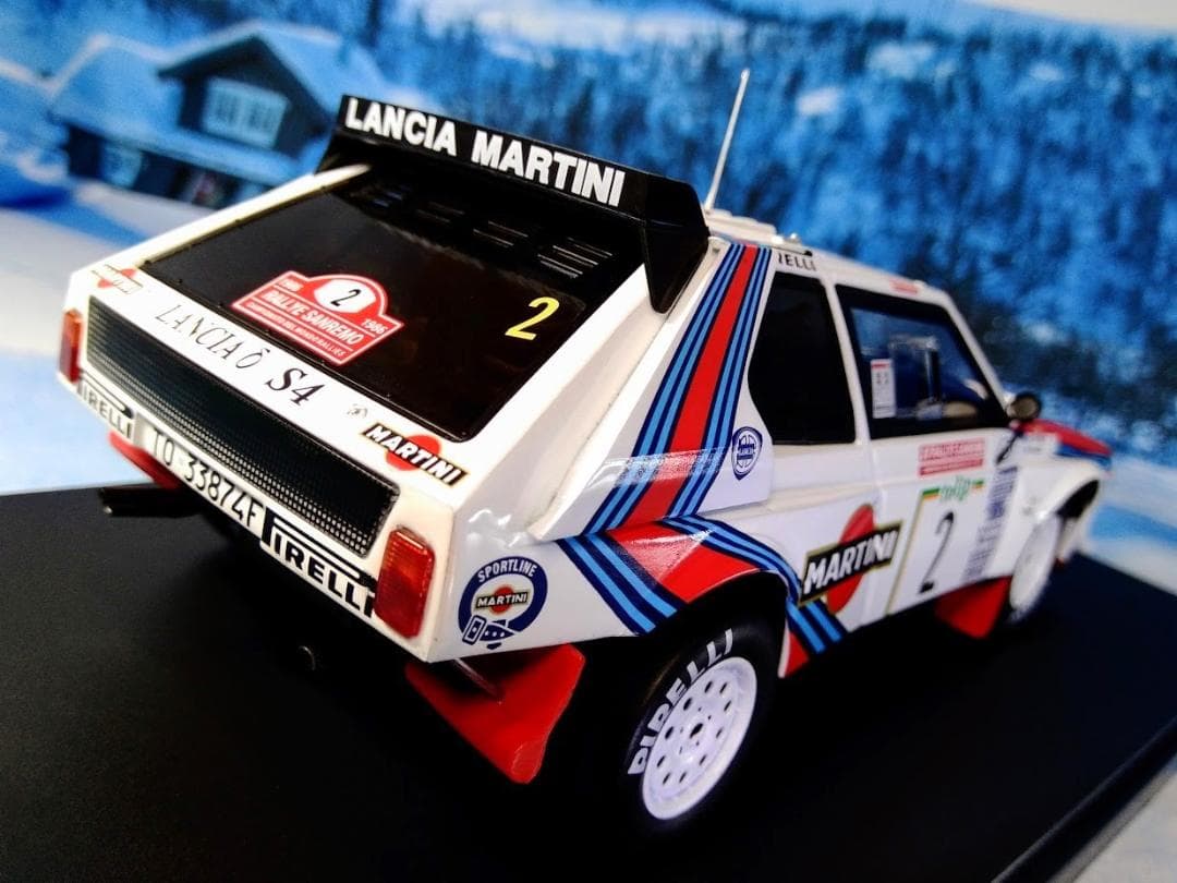 1/24 イクソ　ランチア デルタ S4　ラリー サンレモ 1985