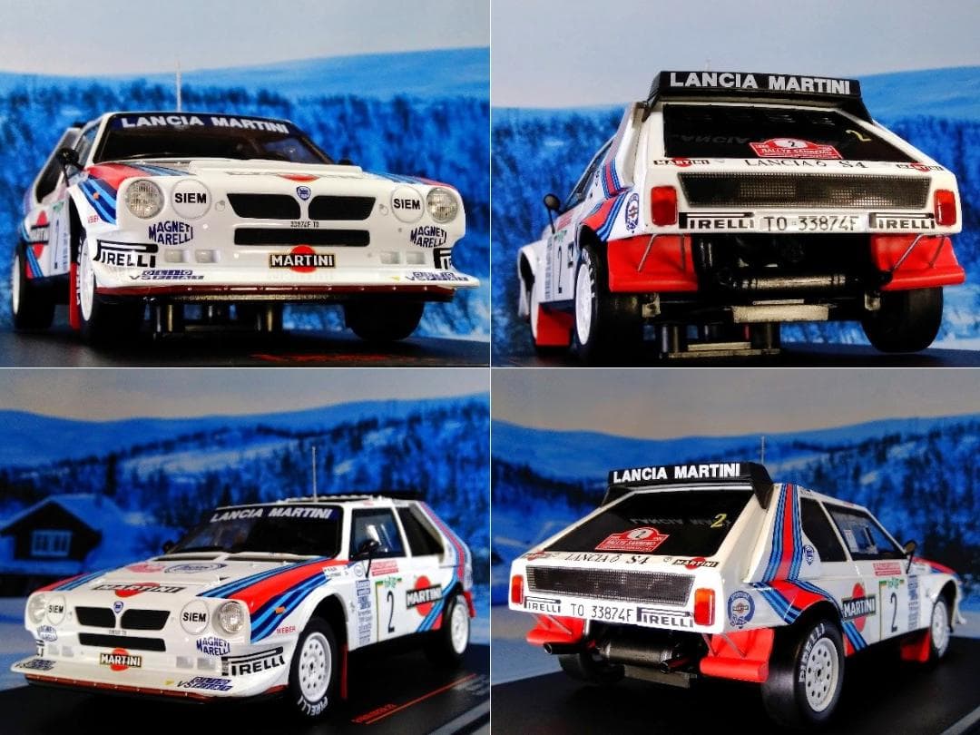 1/24 イクソ　ランチア デルタ S4　ラリー サンレモ 1985