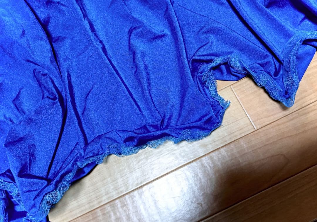 ベリーダンス ロイアルブルー オリエンタル衣装 ＆レッスン着＆ピアス