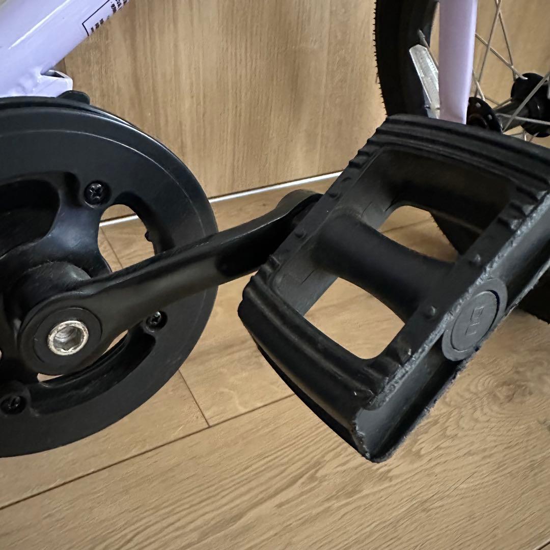 美品 へんしんバイク C14 パープル Henshin Bike