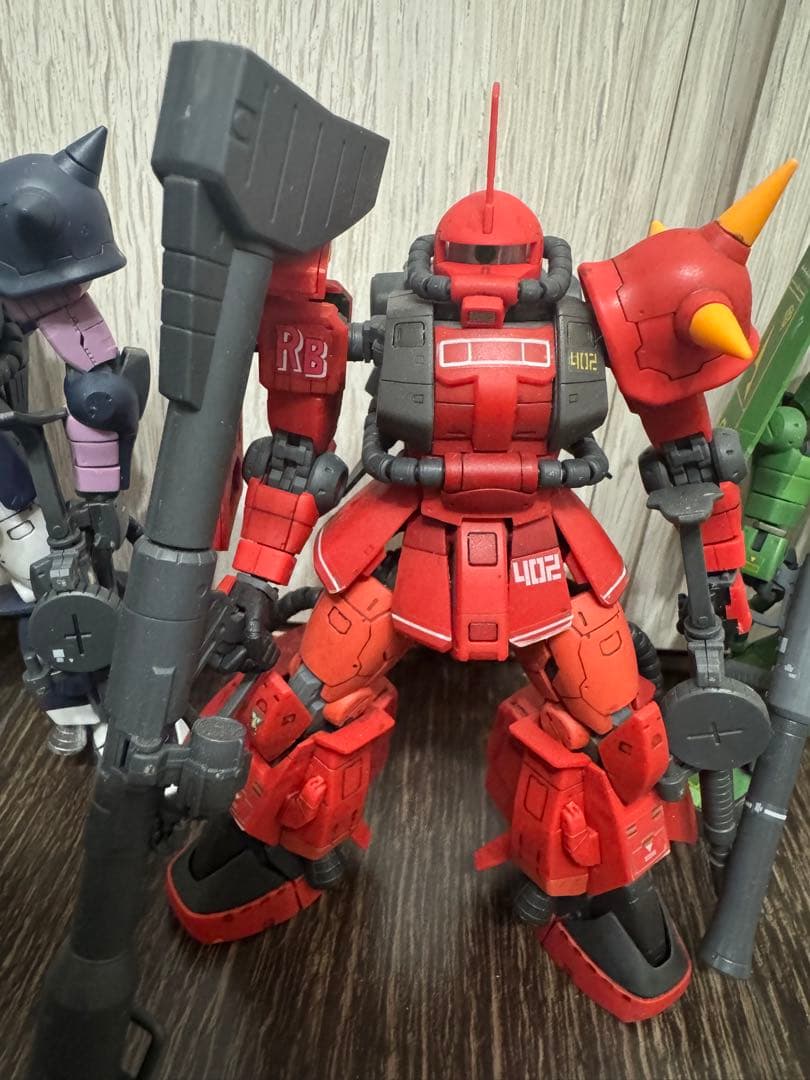 HG RG プレバン限定ザク8種　フルアーマガンダムジムスパルタンRGザクおまけ