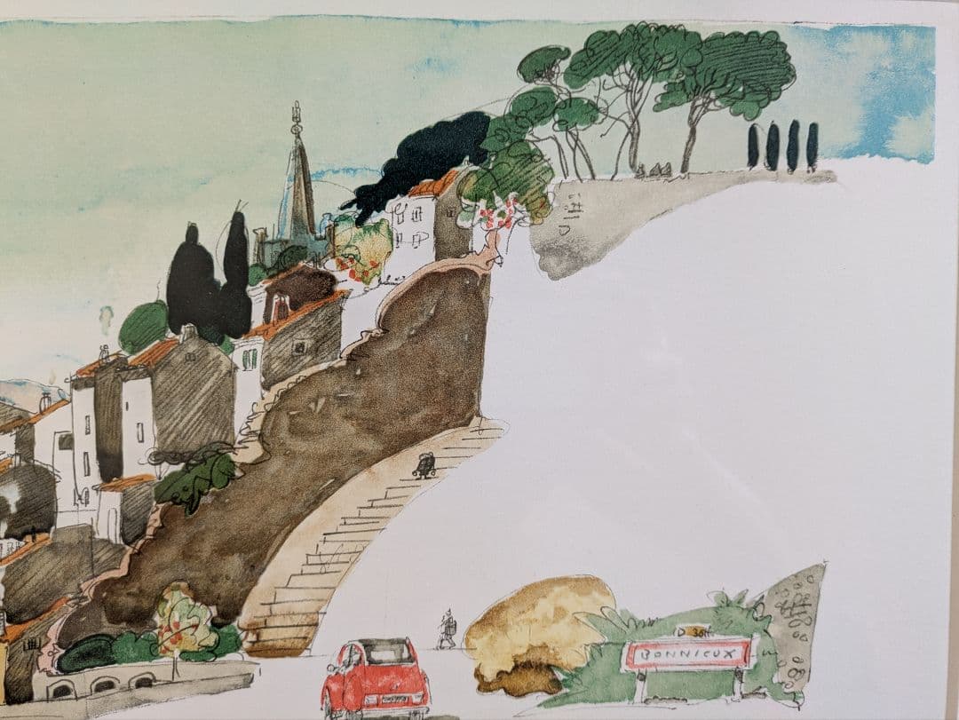 PAUL　HOGARTH　MARCH　ポール　ホガース　版画　直筆サイン入