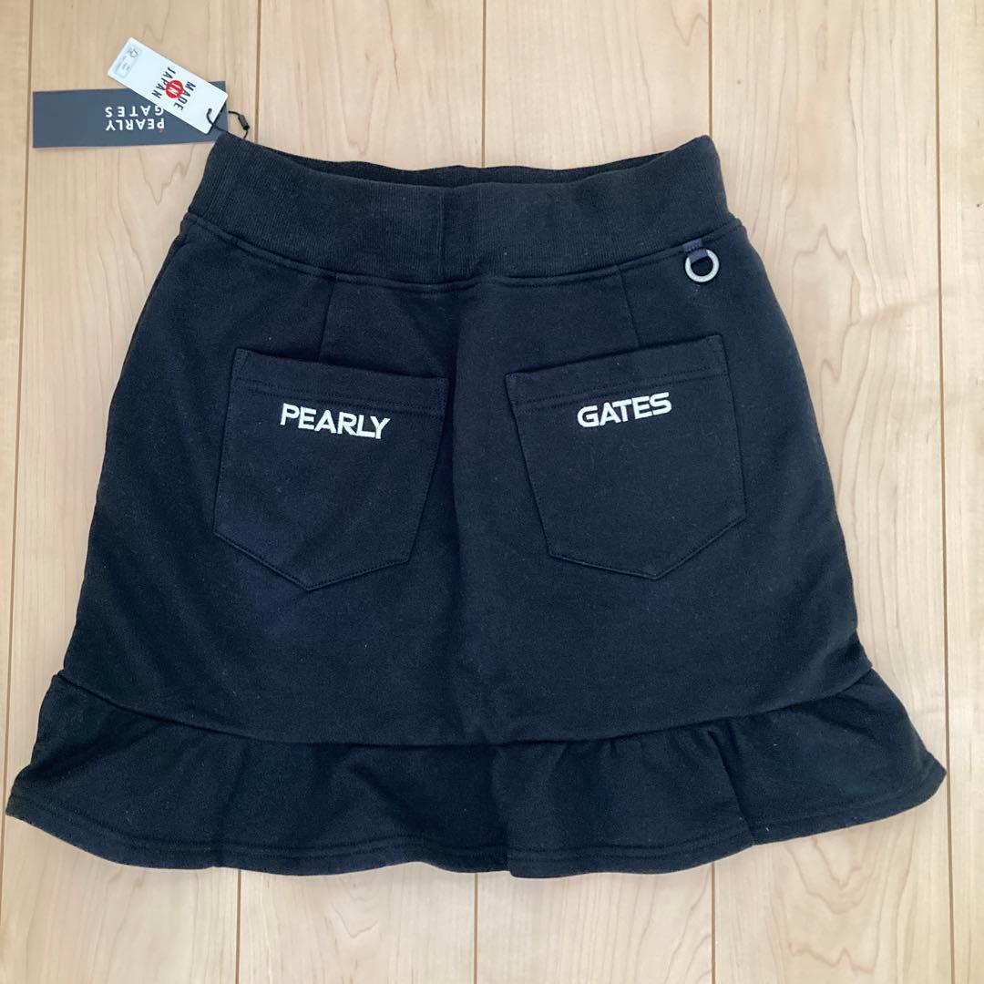 新品　タグ付　PEARLY GATES コットン裏毛スカート　サイズ2