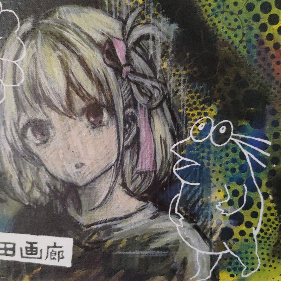 内山田画廊 　真筆　アクリル・ガッシュ 絵画　f3