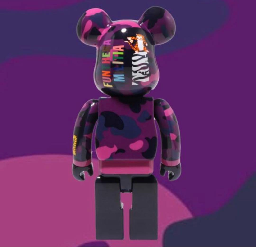 BE@RBRICK BAPE(R) CAMO TIGER 100％ & 400％