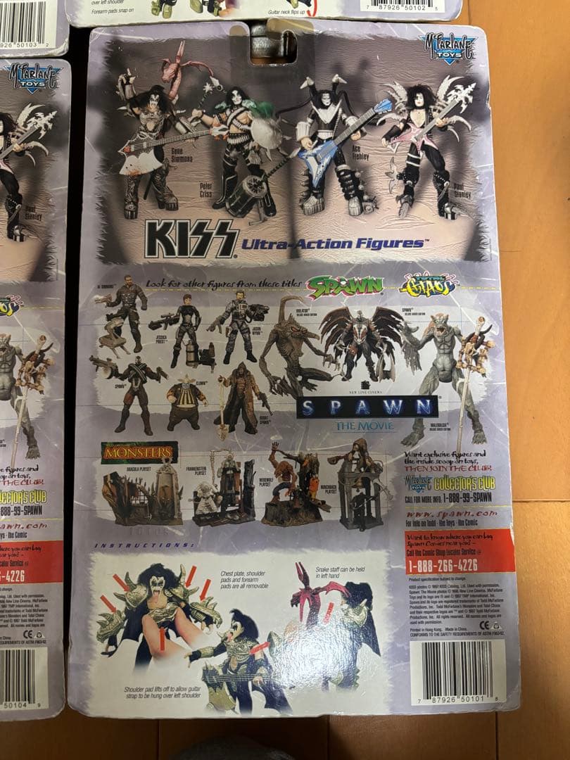 KISS マクファーレントイズ ウルトラアクションフィギュア セット
