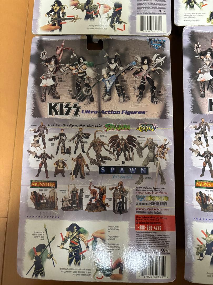 KISS マクファーレントイズ ウルトラアクションフィギュア セット