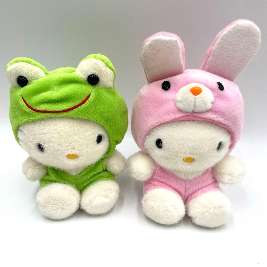 希少　レア　当時物　ハローキティ ぬいぐるみ 9体セット　レトロ　まとめ売り