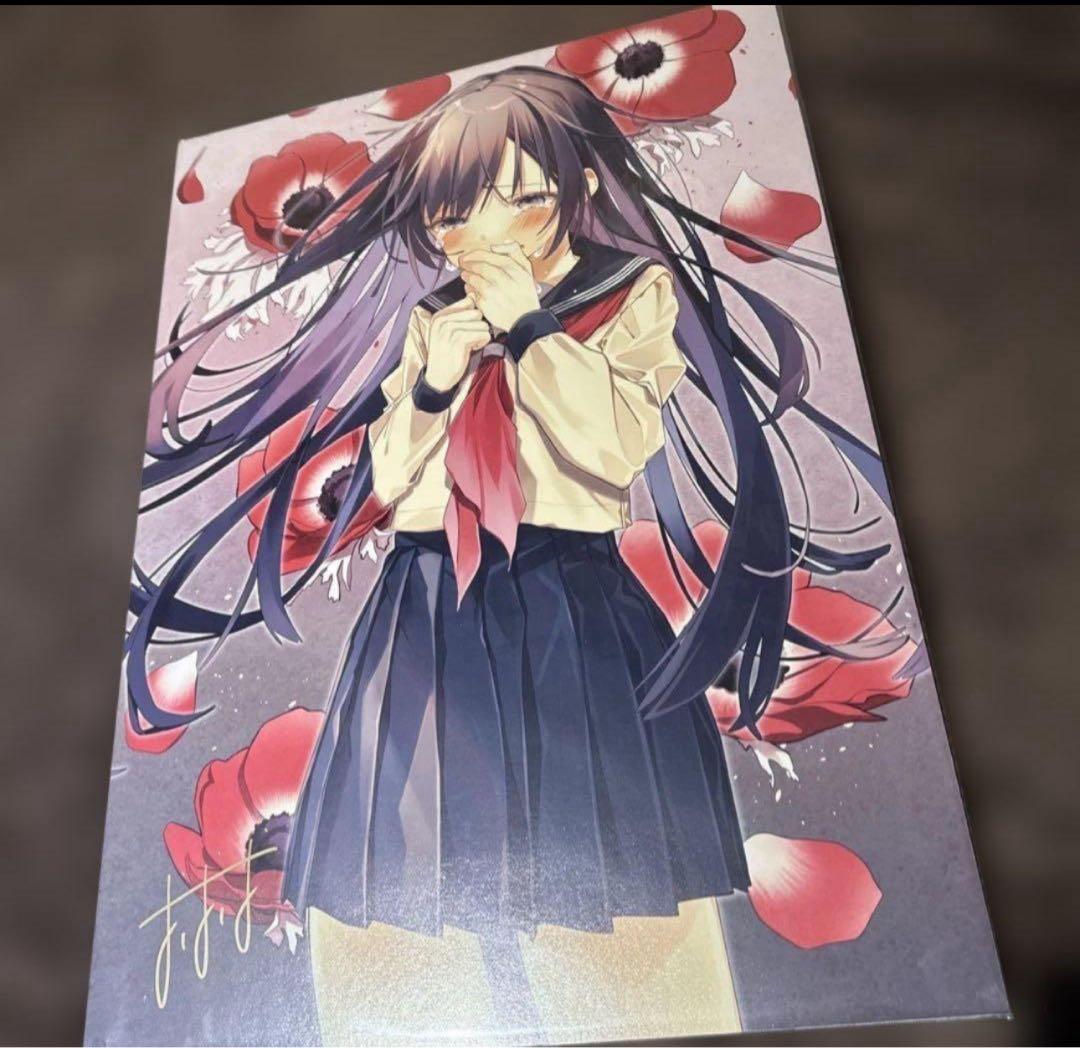 おしおしお 直筆サイン入り原画パネル　抽選　当選品　複製原画　版画