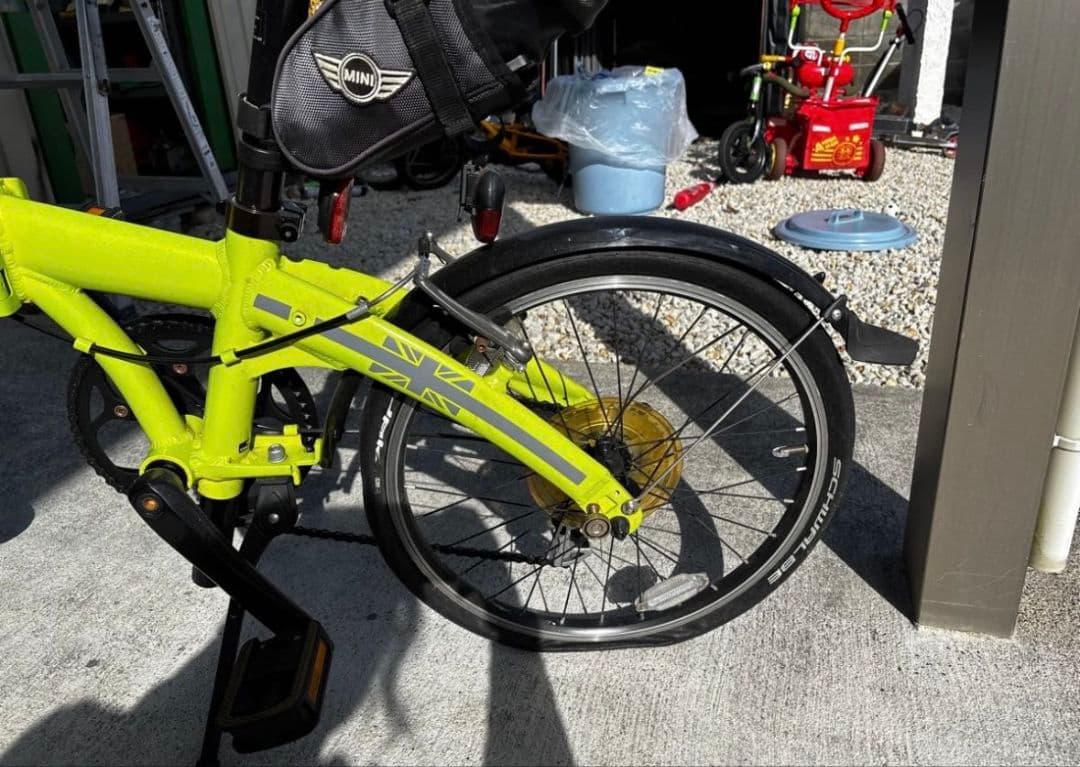 ミニクーパー　折りたたみ自転車