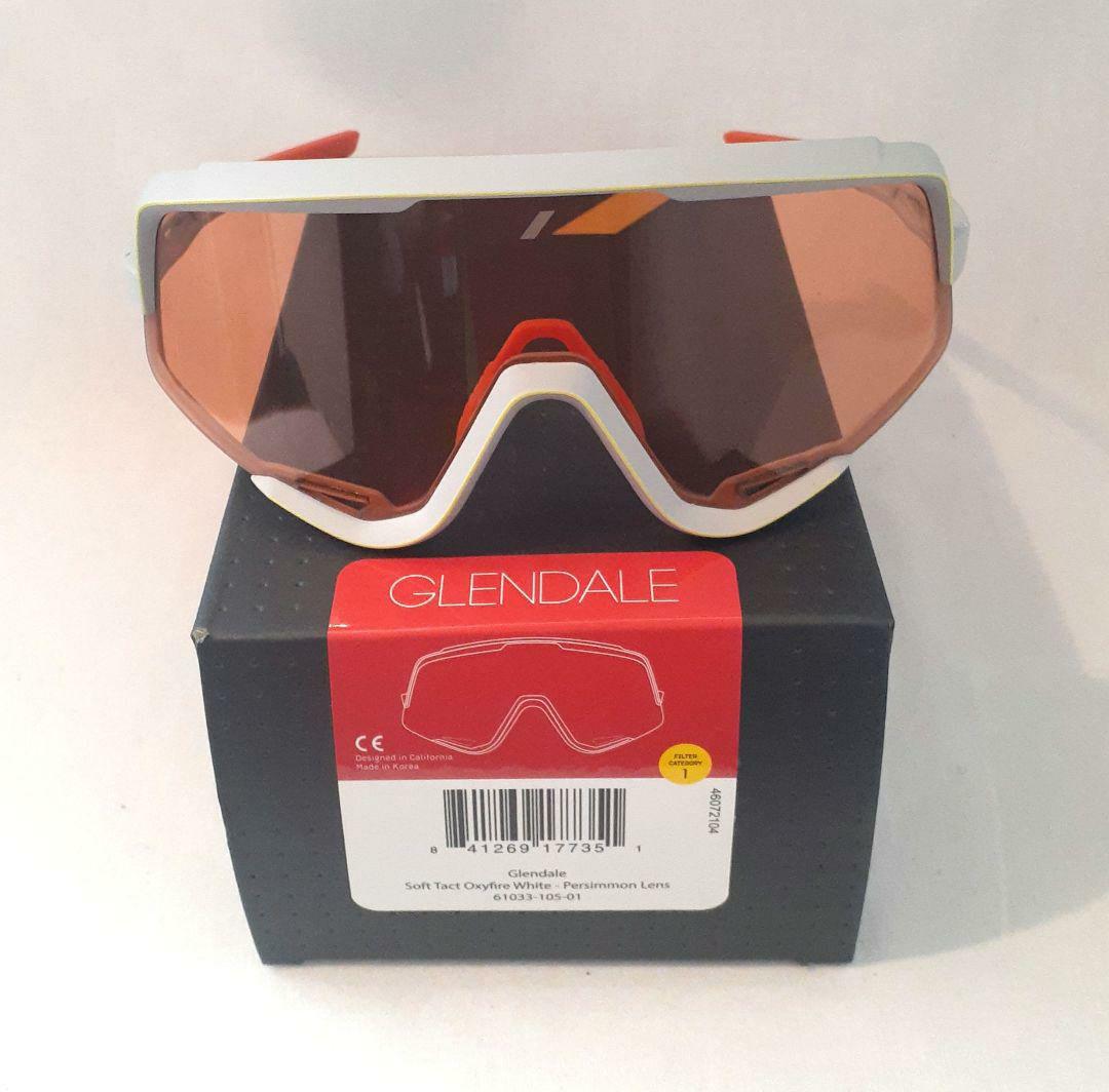 100% Glendale Oxfire ホワイト ワンハンドレッド サングラス