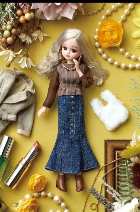 リカちゃん　スタイリッシュドールコレクション　カーキラフィネスタイル