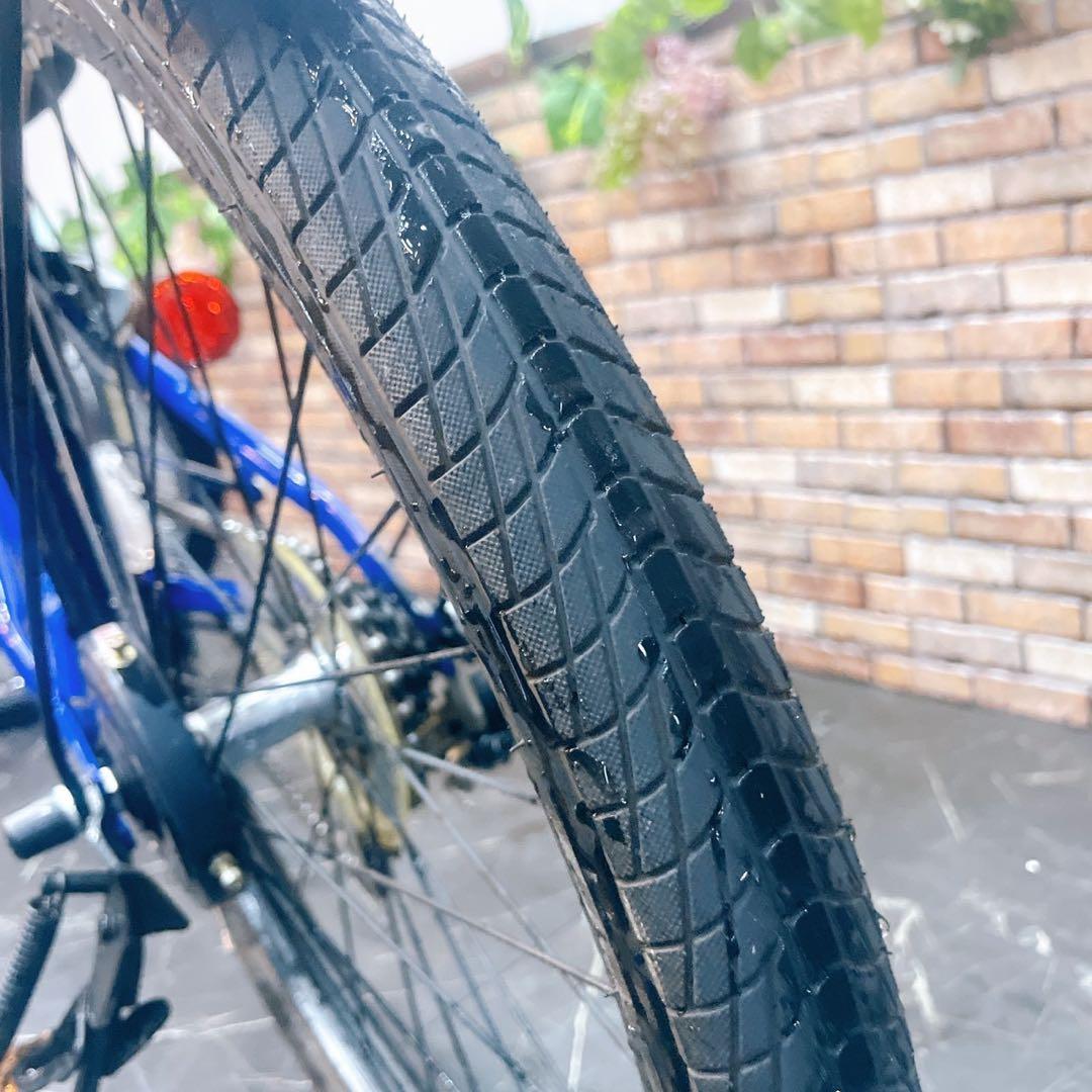 【22】子供用自転車 子供車 TWIN GATE ブルー 24インチ