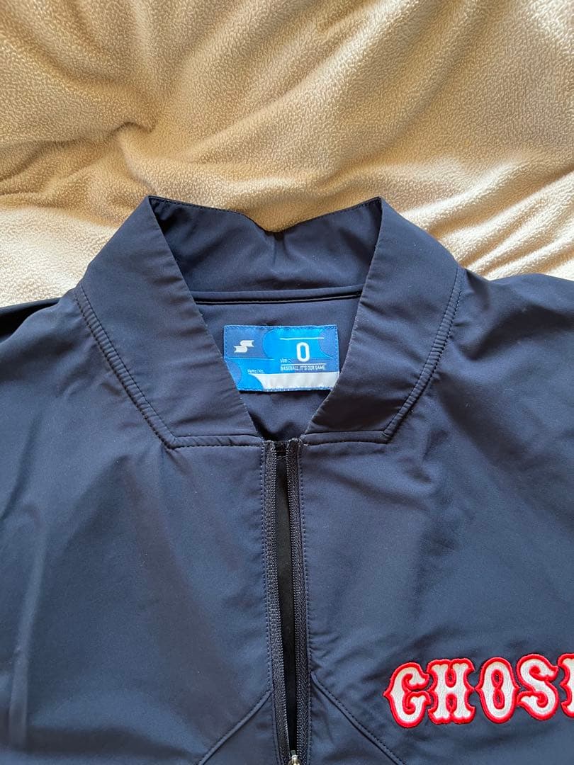銚子商業野球部GHOSHO 黒 ジップアップ ユニフォーム サイズ0