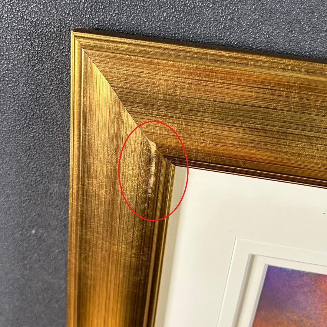 美品 荒木幸史「コスモス」肉筆画 直筆サイン入り 2012年 コスモスの画家