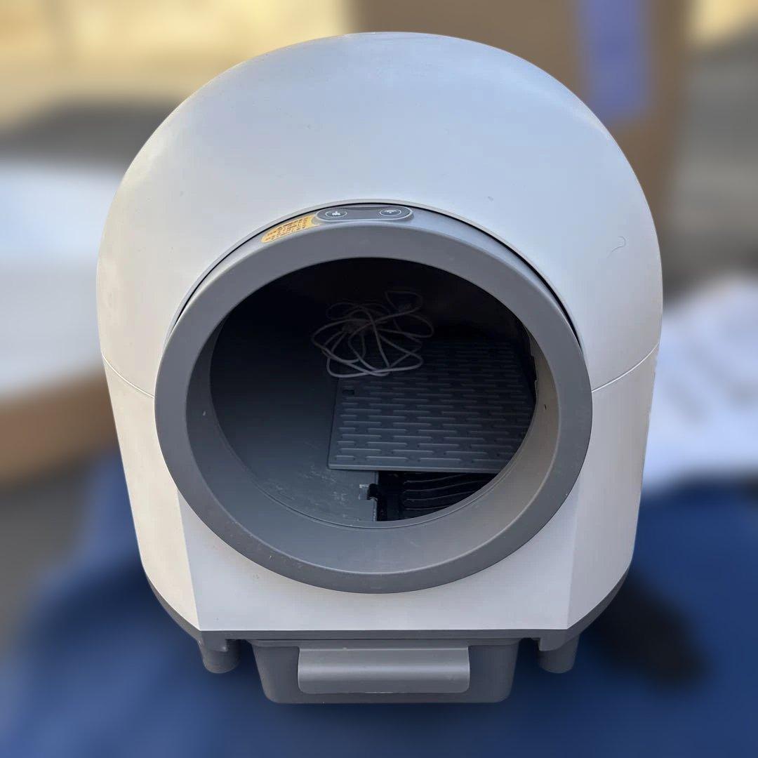 CATCOOL 自動猫トイレ 猫用階段付き 全自動 スマート猫トイレ 安全設計