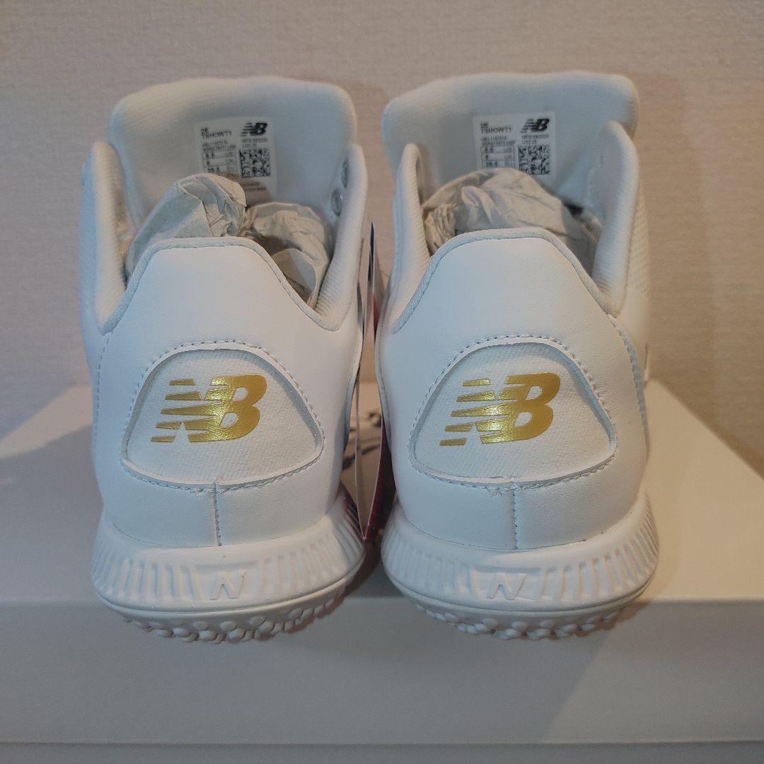 ニューバランス　トレーニングシューズ 24.5cm　ホワイト×ゴールド　大谷翔平