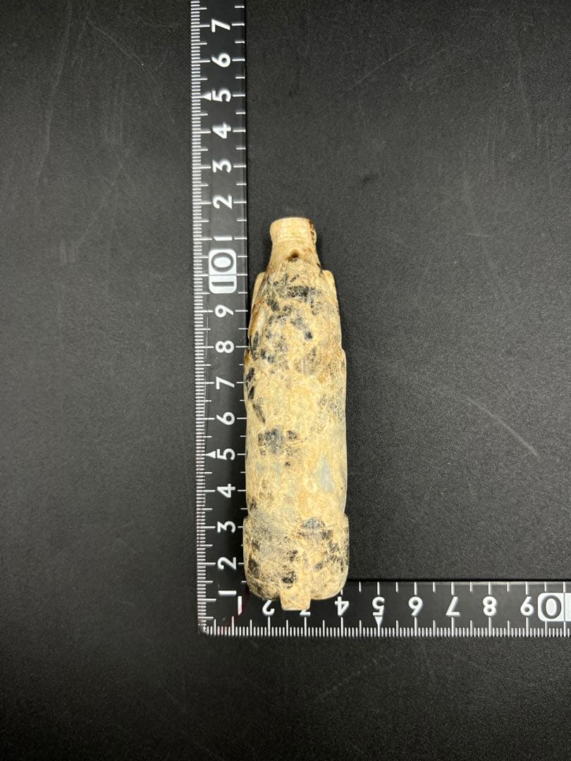 中国時代石握猪 古玉猪握 共箱 骨董 玉製品 中国古美術 重133g