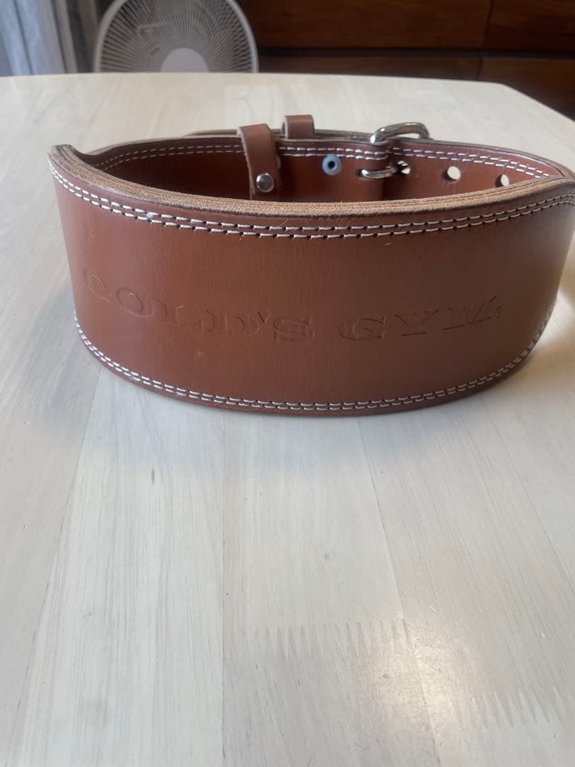 ゴールドジム　パワーベルト Sサイズ ブラウン