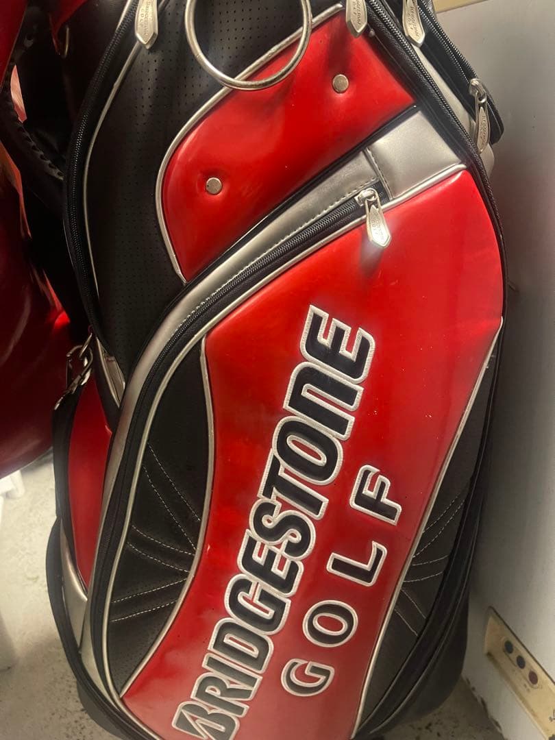 BRIDGESTONE ゴルフバッグ 赤黒