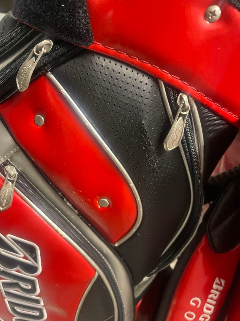 BRIDGESTONE ゴルフバッグ 赤黒