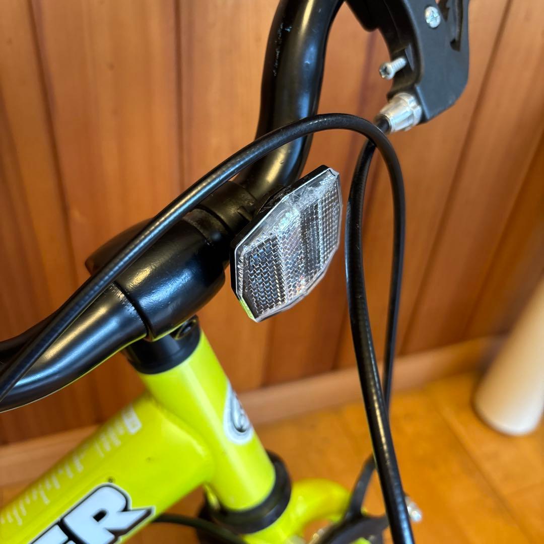 室内保管　STRIDERストライダー　14x ライムイエロー　純正スタンド