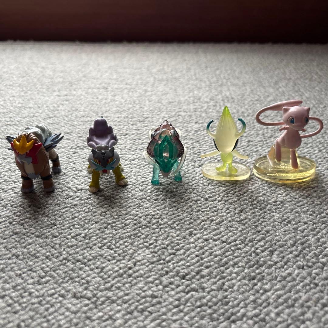 Pokémon モンコレ　5体セット　クリアスイクン有