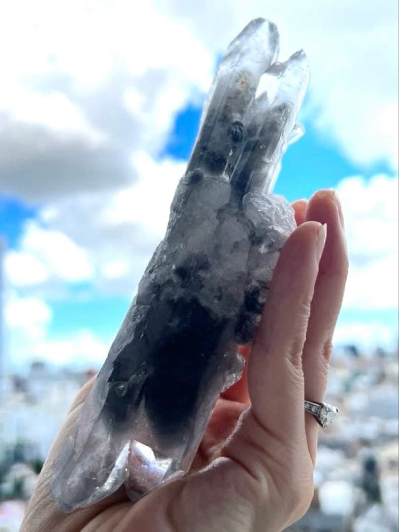 美✨超希少✨AAAA幻グレーリチウム ファントム レムリアン✨天使の翼DTワンド