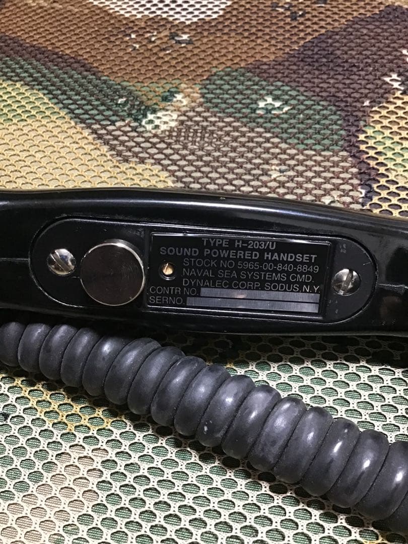 米軍放出品実物　DYNALEC H-203/U HANDSET 新品未使用2