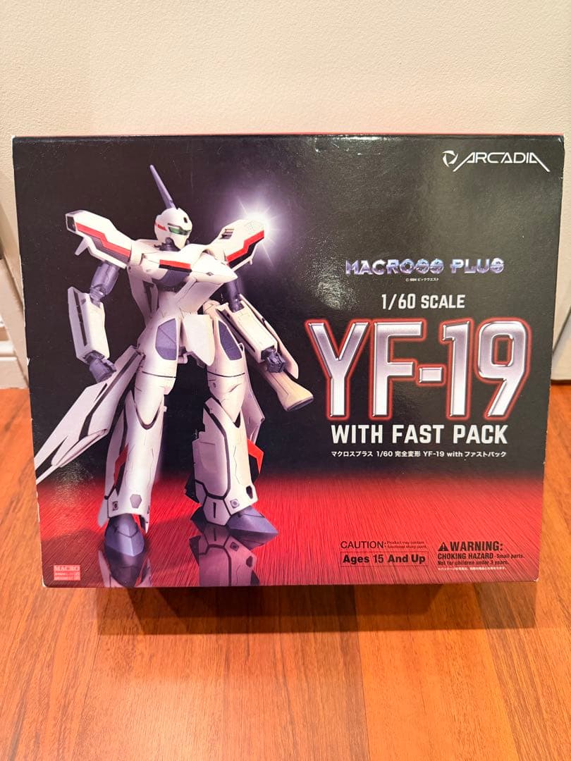 アルカディア 1/60完全変形 マクロスプラス YF-19 ファストパック