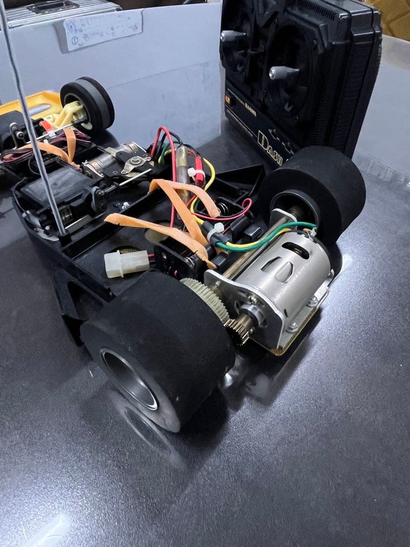 ラジコン　タミヤ・1／10ホンダF-2メカ付プロポセット（当時物）