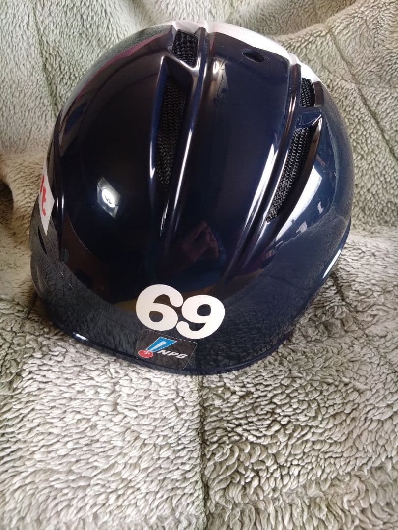 元ヤクルトスワローズ山川晃司選手ヘルメットＮＰＢ支給品