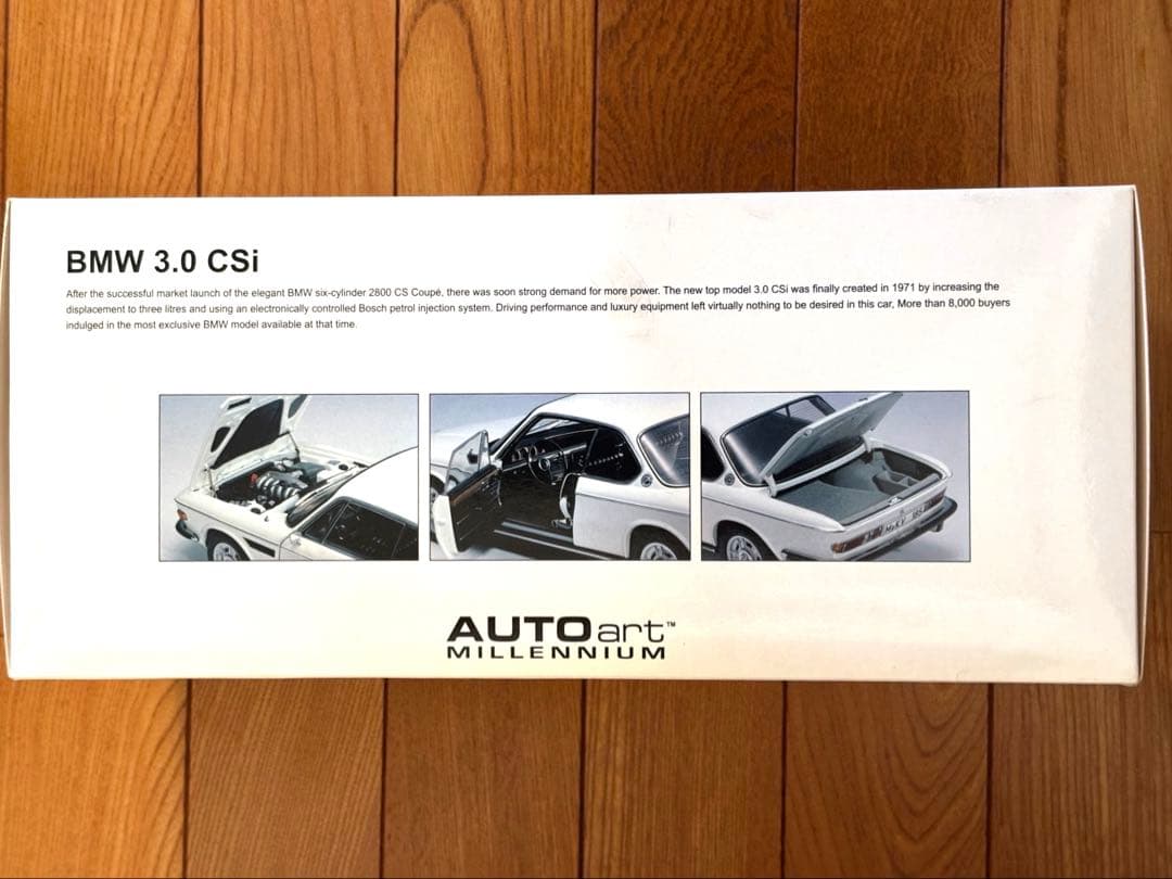 激レア品　 3.0 CSI ミニカー ホワイト　1/18