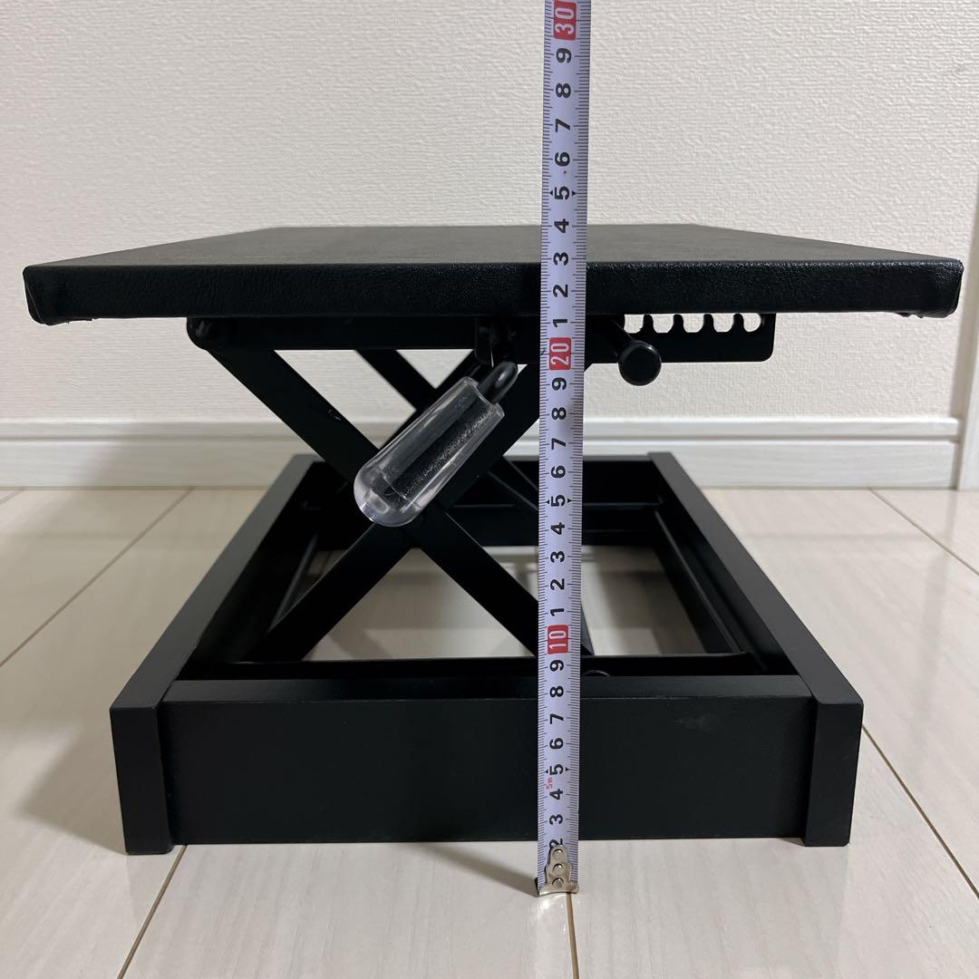 吉澤 PEACOCK ラック式高低調節 ピアノ補助台 6段階調節