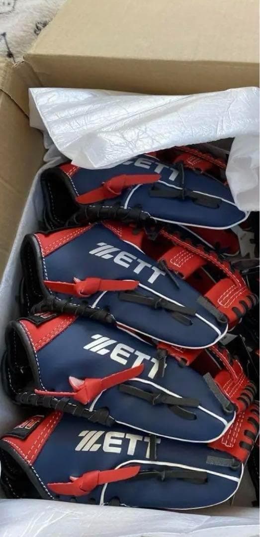 グローブ　野球　ZETT 少年軟式用　4個