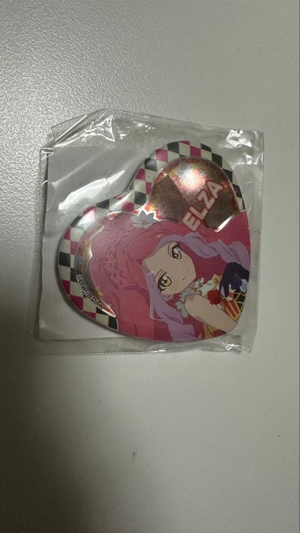 アイカツスターズ！ ハート型缶バッジ エルザ フォルテ